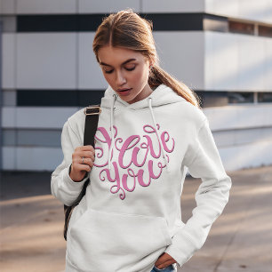 Sudadera Te Amo Rosa