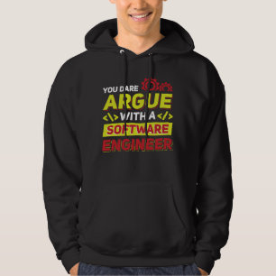 Sudadera Te atreves a discutir con un ingeniero de software
