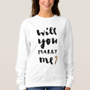 Sudadera ¿Te casarás conmigo?