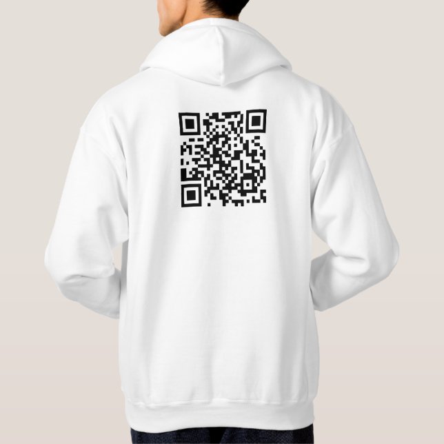 Sudadera ¿Te Casarás Conmigo? Código QR (Reverso)