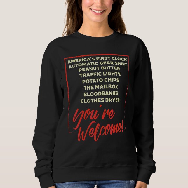 Sudadera Te Damos La Bienvenida Mes De La Historia Negra Or (Anverso)