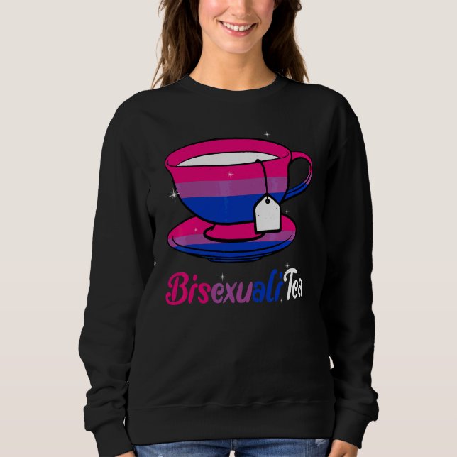 Sudadera Té de apoyo bisexual Bisexual   Té de apoyo bisexu (Anverso)