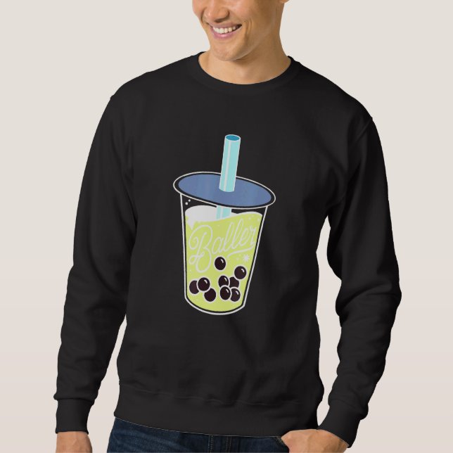 Sudadera Té de burbuja Boba Leche Tea Baller (Anverso)