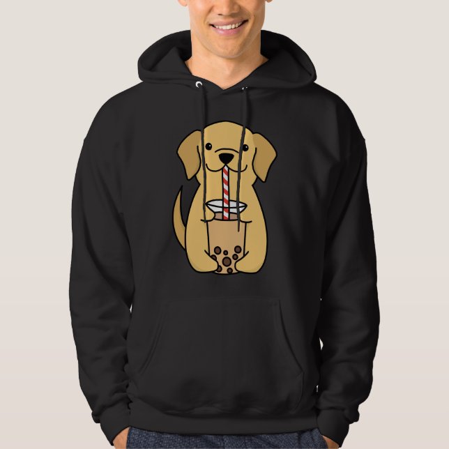 Sudadera Té de burbuja de Labrador (Anverso)