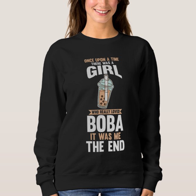 Sudadera Té de burbuja de té de Boba (Anverso)