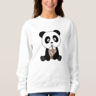 Sudadera Té de burbuja Panda Chocolate Sweet Animals Boba