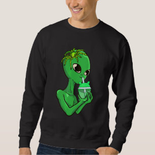 Sudadera Té de burbujas de araña alienígena