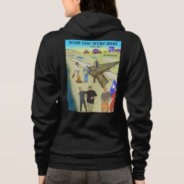 Sudadera Te deseo que estuvieras aquí 3 con cremallera