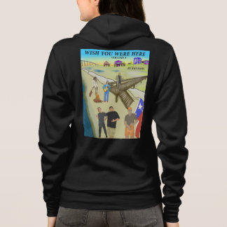 Sudadera Te deseo que estuvieras aquí 3 con cremallera