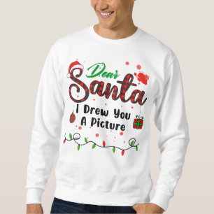 Sudadera Te Dibujé Un Cuadro A Juego De Navidad Querido San
