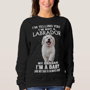 Sudadera Te Digo Que No Soy Un Perro De Labrador