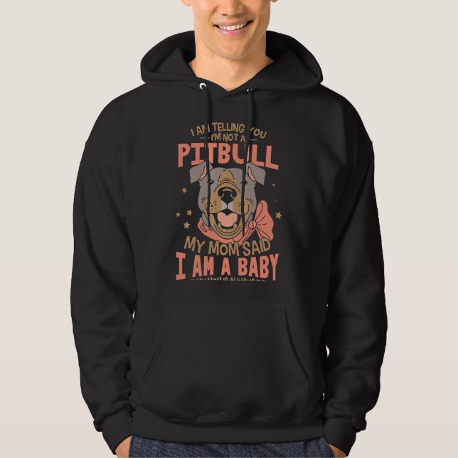 Sudadera Te Digo Que No Soy Un Pitbull (Anverso)