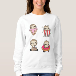 Sudadera Té espumoso de caramelo de burbuja palomitas de ma