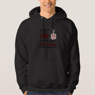 Sudadera Te estoy diciendo que no soy un perro, mi mamá dij