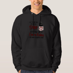 Sudadera Te estoy diciendo que no soy un perro, mi mamá dij