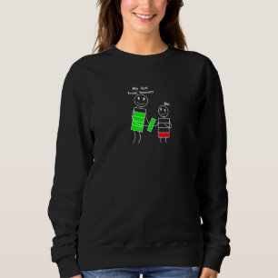 Sudadera Te extraño papá en el cielo Dibújame y papá Baterí