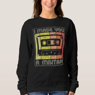 Sudadera Te hice una cinta mixtape Cinta 80 Music Retro