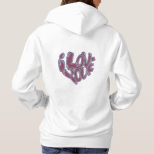 Sudadera  te quiero en forma de corazón