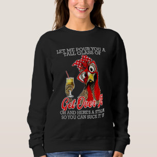 Sudadera Te Traigo Una Gran Vidriera De Salir De Su Pollo.
