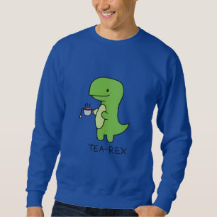 Sudadera Tea-Rex, Dinosaurio Lindo , Amante Divertido Dino