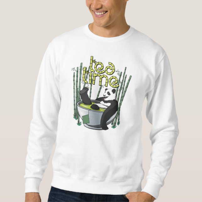 Sudadera Tea Time Panda (Anverso)