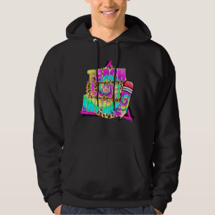 Sudadera Teach Love Inpire Cute Lápiz Leopardo Gráfico Teac