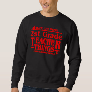 Sudadera Teach Love Inspire 2st Grade Teacher Things Tees