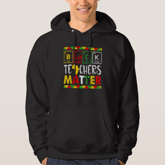 Sudadera Teacher Black History Month Pride African Teacher  (Anverso)