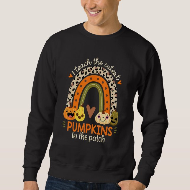 Sudadera Teacher Halloween Pre-K Teacher Kindergarten Cutes (Anverso)