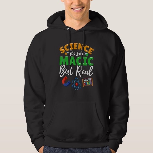 Sudadera Teacher School - Science Its Like Magic But Real (Anverso)