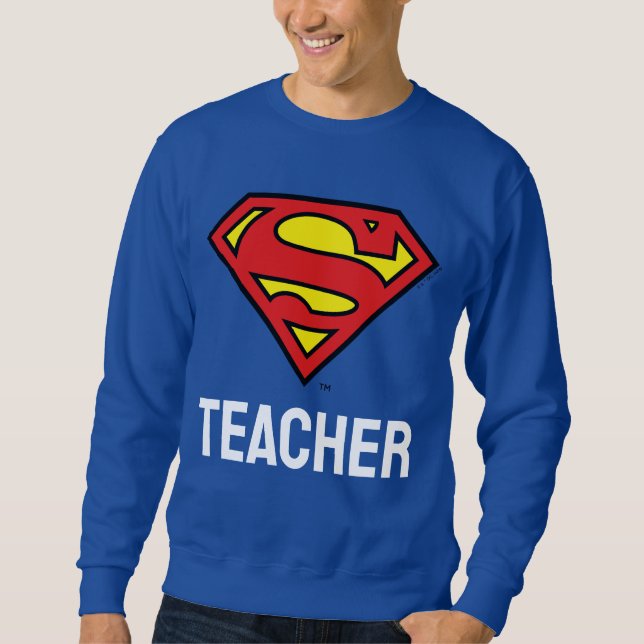 Sudadera Teacher Superman S-Shield | Logotipo de Superman (Anverso)