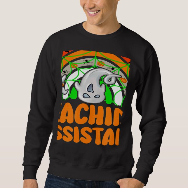 Sudadera Teaching Assistant Halloween Costumes Teacher Assi (Anverso)
