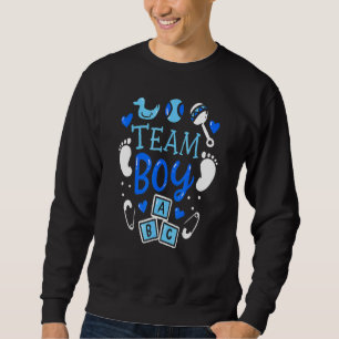 Sudadera Team Boy Género revelar Fiesta bebé azul rosado An