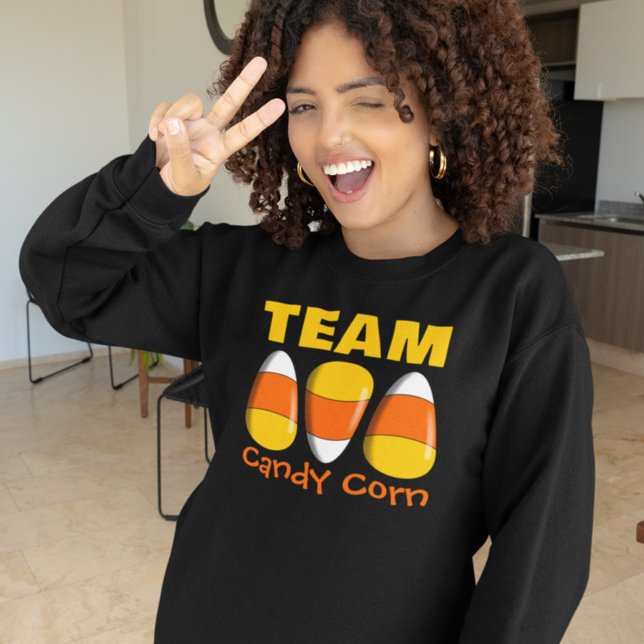 Sudadera Team Candy Corn Halloween (Subido por el creador)