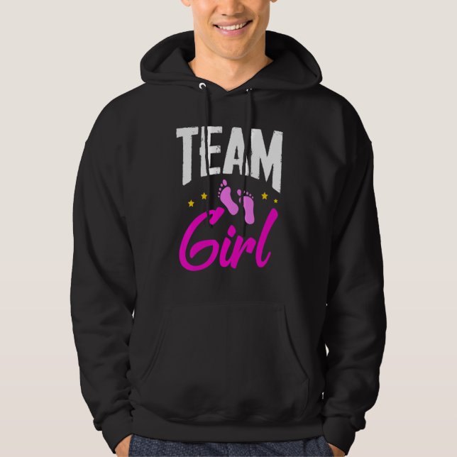 Sudadera Team Girl Gender Reveal Party Team Pink Baby Annou (Anverso)
