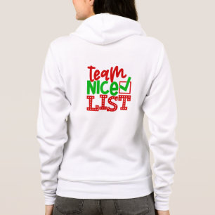 Sudadera Team Nice List - Diseños de Navidad-56587