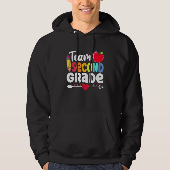 Sudadera Team Second Grade Hello 2nd Grade Back To School T (Anverso)