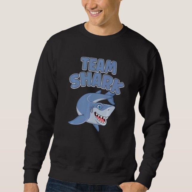 Sudadera Team Shark  Shark  Ocean Animal (Anverso)
