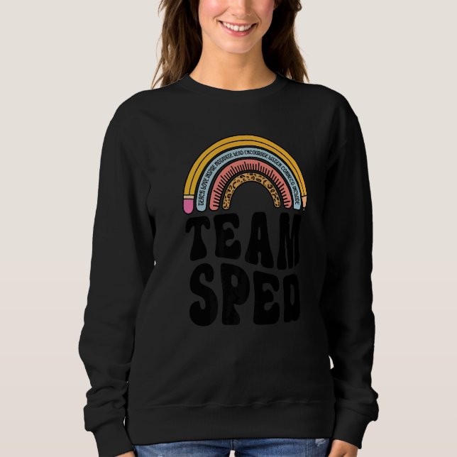 Sudadera Team SPED Teacher Special Education Speducator Wom (Anverso)