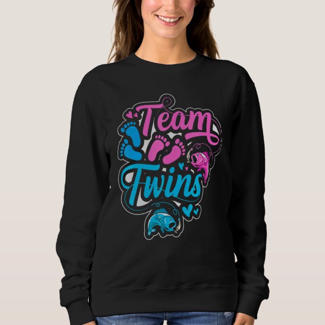 Sudadera Team Twins for a Fishing   (Anverso)