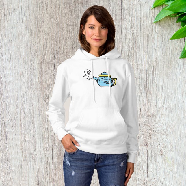 Sudadera Teapot Womens Hoodie (Subido por el creador)
