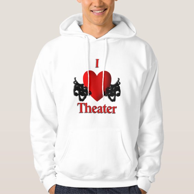 Sudadera Teatro I Heart (Anverso)