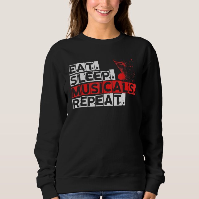Sudadera Teatro musical I Broadway (Anverso)