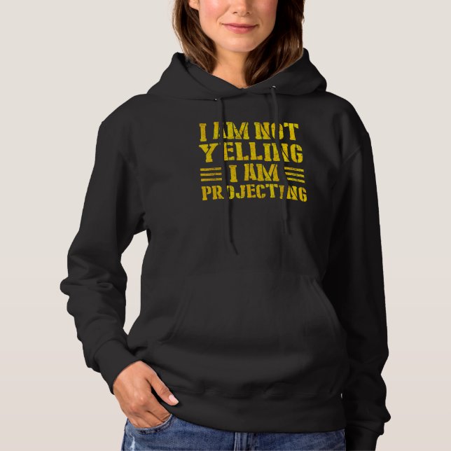 Sudadera Teatro No Estoy Gritando Estoy Proyectando 8 (Anverso)