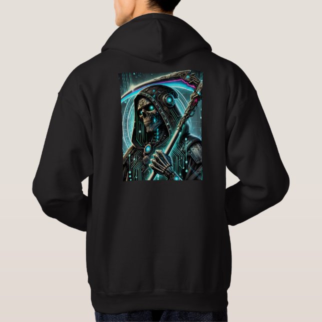 Sudadera Tech Reaper - El Futurista Scythe (Reverso)
