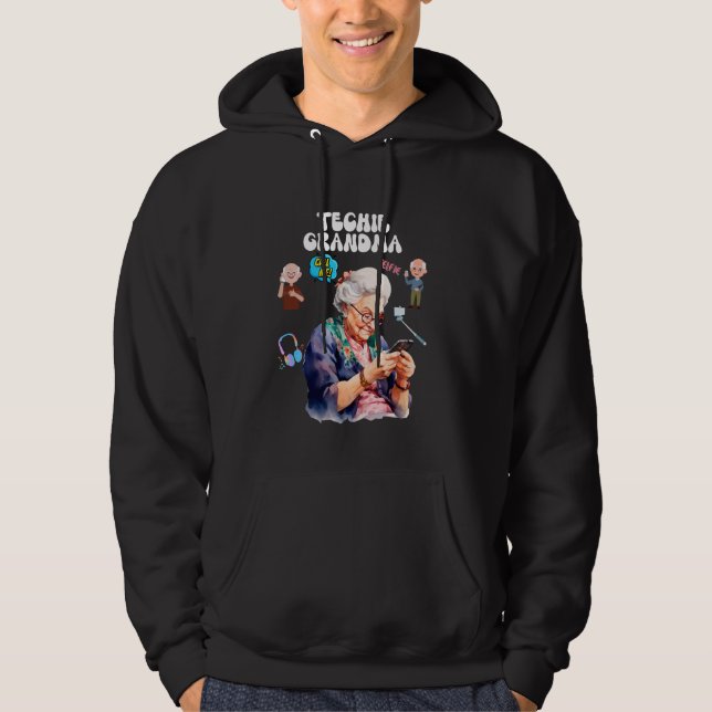 Sudadera Techie Grandma (Anverso)
