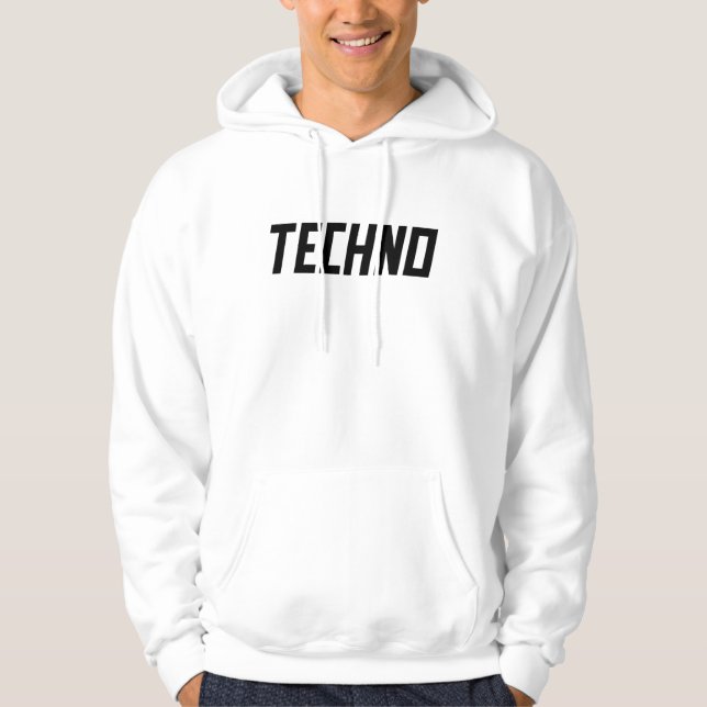 Sudadera TECHNO Music (Anverso)