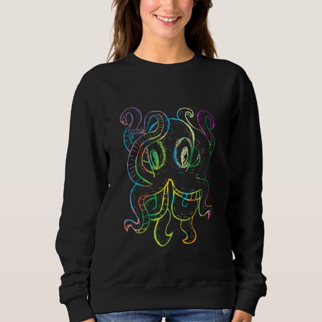 Sudadera Technopagan Techno Kitten Adventure Environmental (Anverso)
