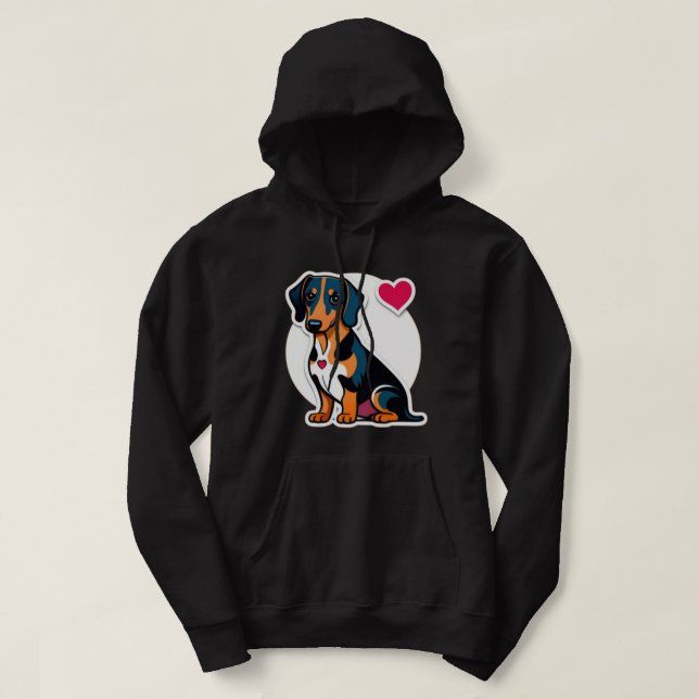 Sudadera teckel (Diseño del anverso)