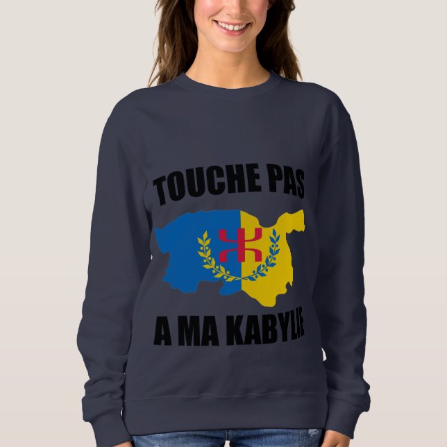 Sudadera tecla no a mi kabylie (Anverso)
